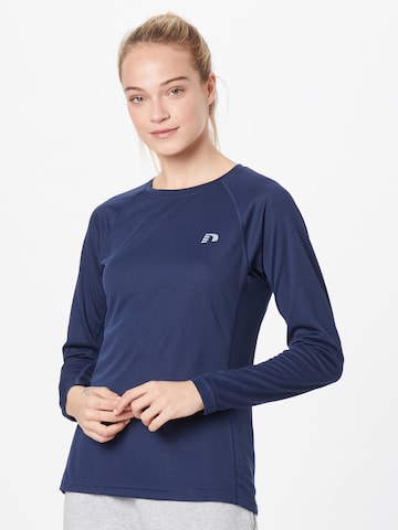 Newline Functioneel shirt in Blauw: voorkant