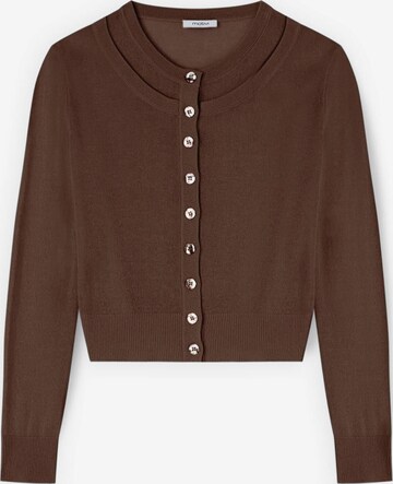 MOTIVI Strickjacke in Braun: Vorderseite