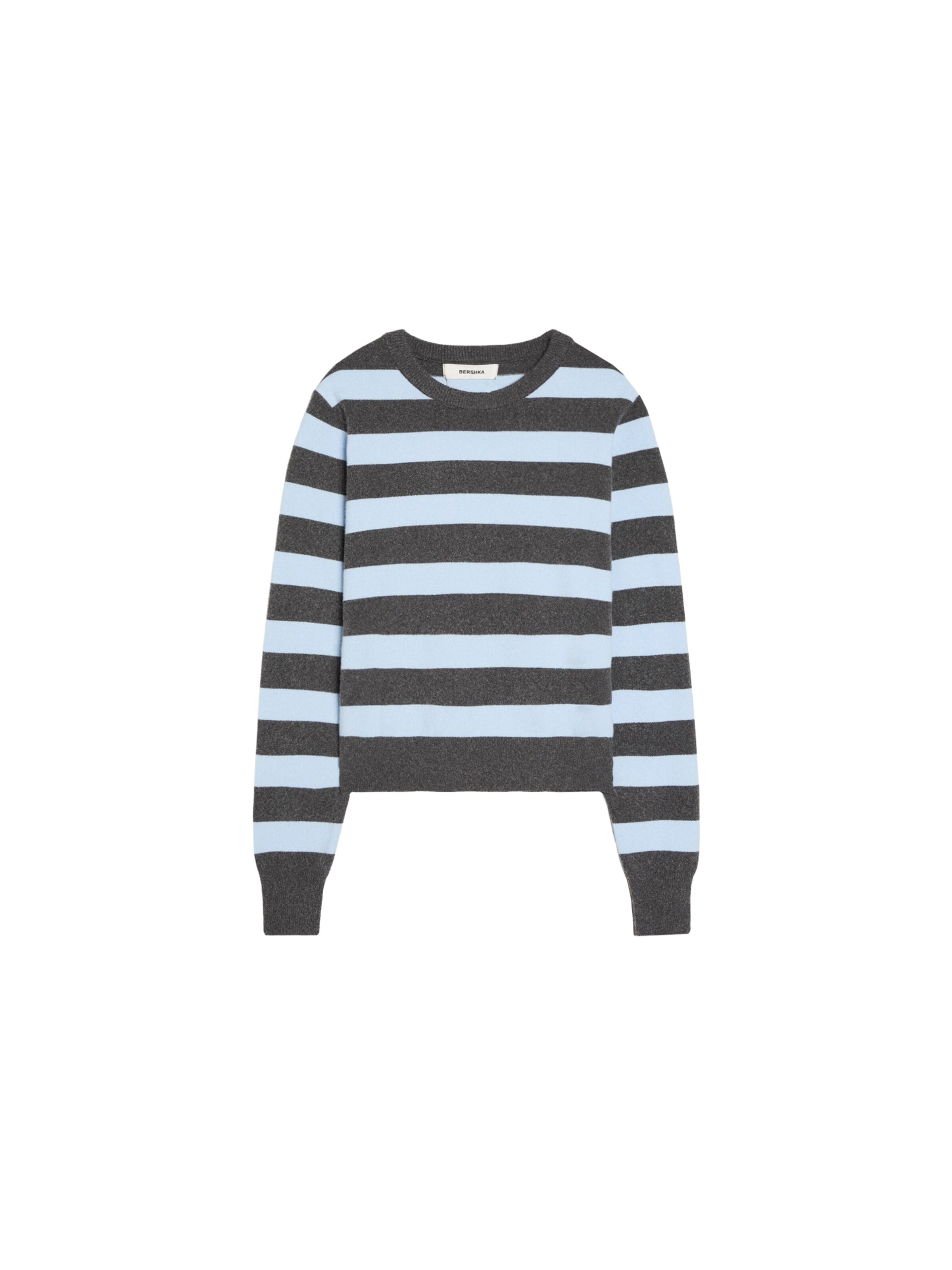 Bershka Sweater in Grey: front