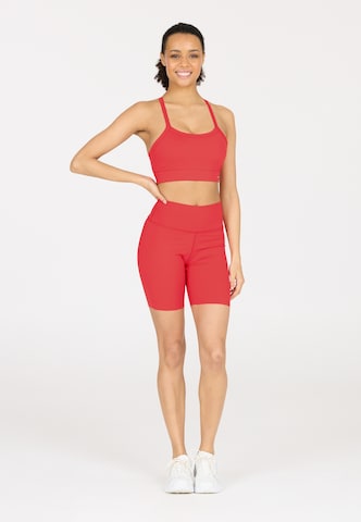 Athlecia Low support Sport bh 'Bloom V2' in Rood