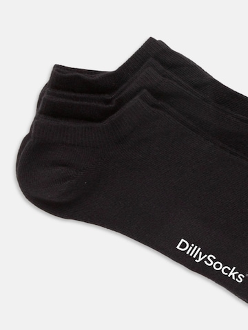 DillySocks Sneakersocken in Schwarz