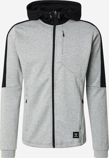 Hummel Urheilullinen collegetakki 'TROPPER' värissä harmaa / musta, Tuotenäkymä