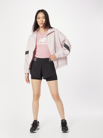 Veste mi-saison 'Athletics' new balance en rose