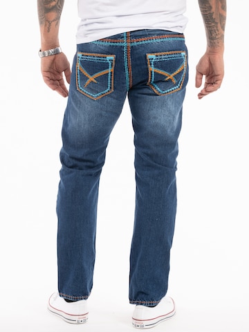 Rock Creek Loosefit Jeans in Blau