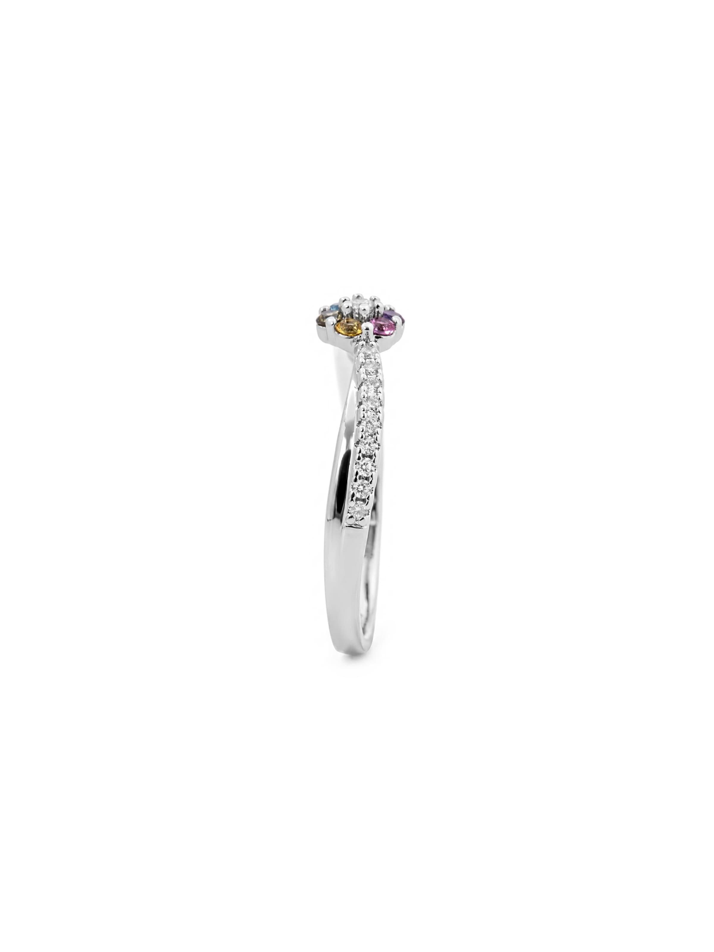 Luxenter - Anillo 'Zetrana' en Mezcla de colores