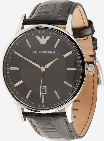 Emporio Armani Analog klokke i svart: forside