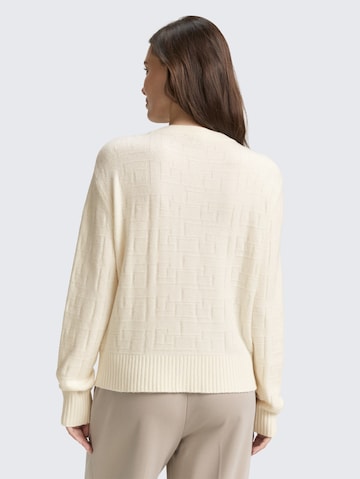 TOM TAILOR Sweater in White