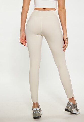 faina Athlsr Skinny Sportbroek in Beige