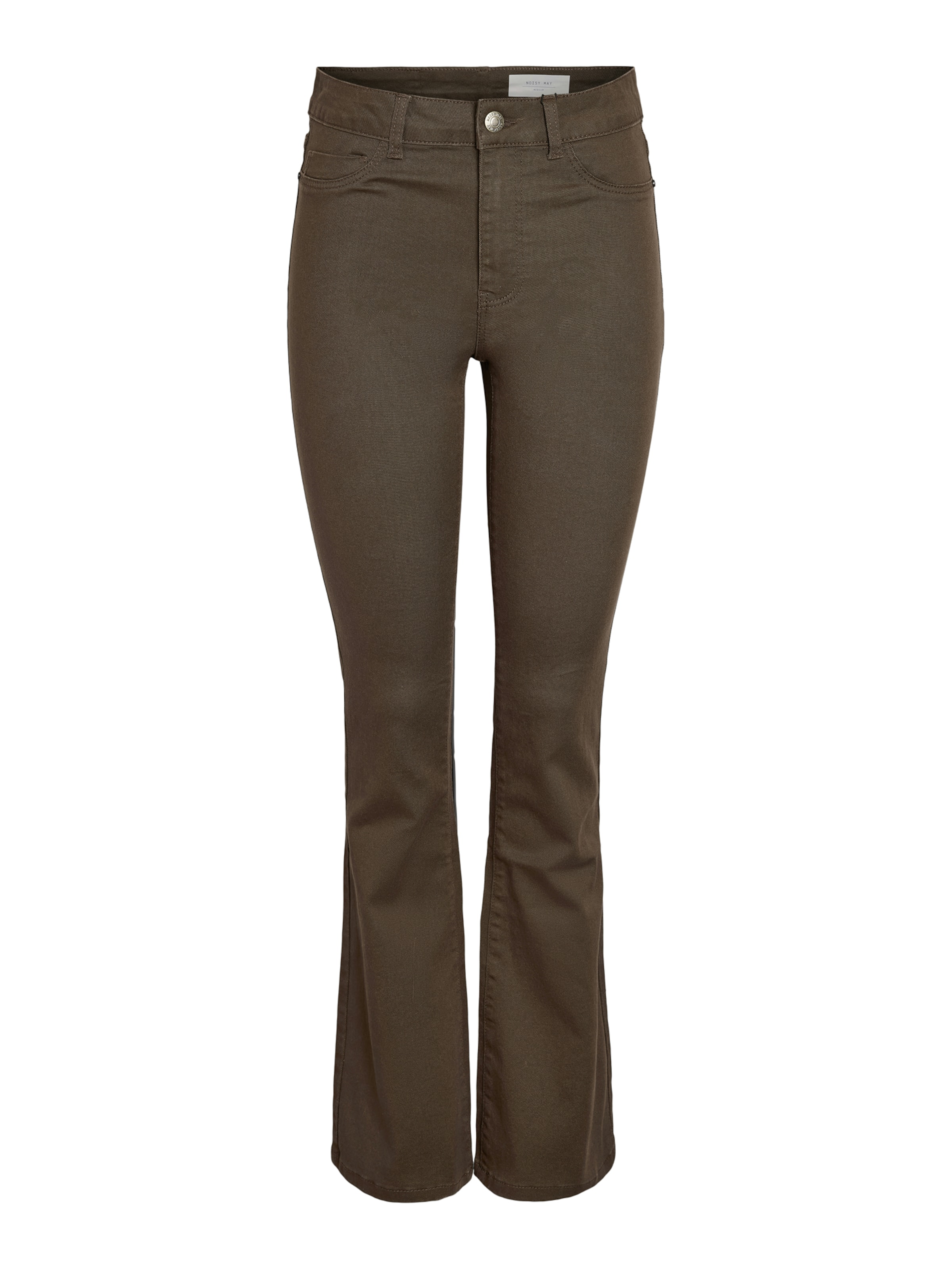 Noisy may Flared Jeans 'NMSALLIE' in Brown: front