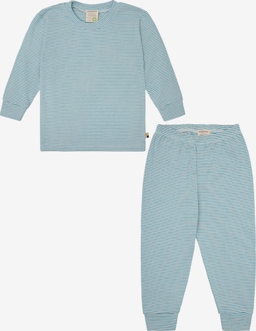 loud + proud Schlafanzug in Grün: Vorderseite