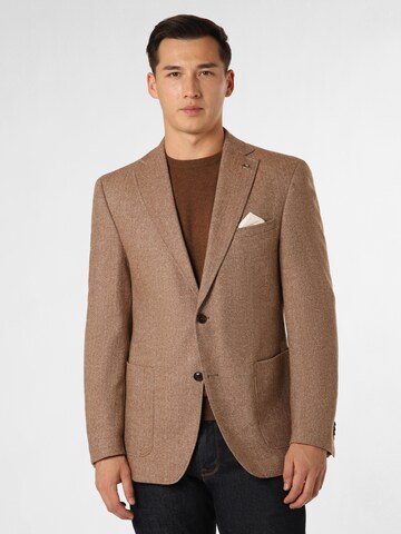 CARL GROSS Regular Fit Sakko ' Tedrick-G ' in Braun: Vorderseite