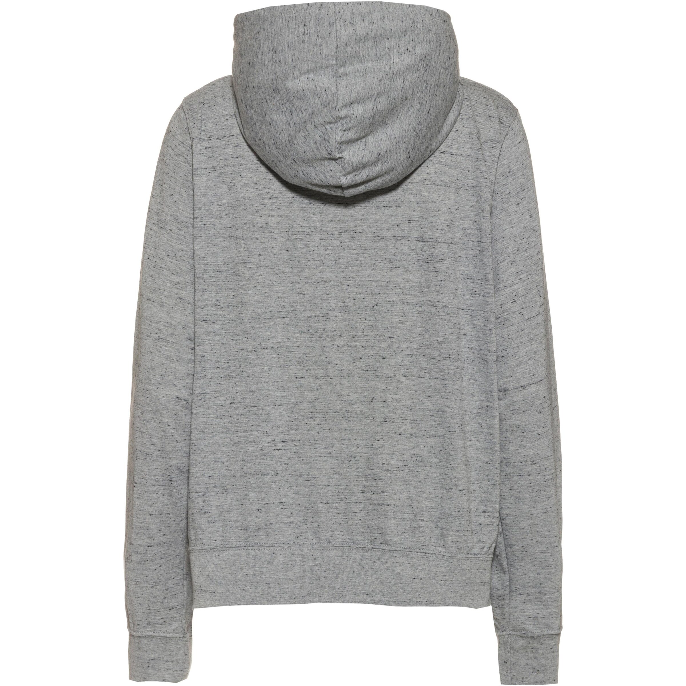 Frauen Sweat Nike Sportswear Sweatjacke 'GYM VINTAG EASY' in Graumeliert - MN41634 Frauen Sweat Nike Sportswear Sweatjacke 'GYM VINTAG EASY' in Graumeliert - MN41634