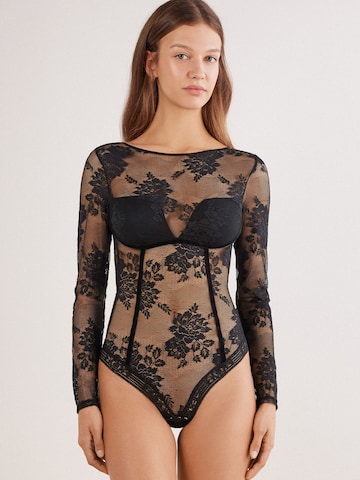 INTIMISSIMI Bodysuit 'LA FEMME FATALE' in Black: front