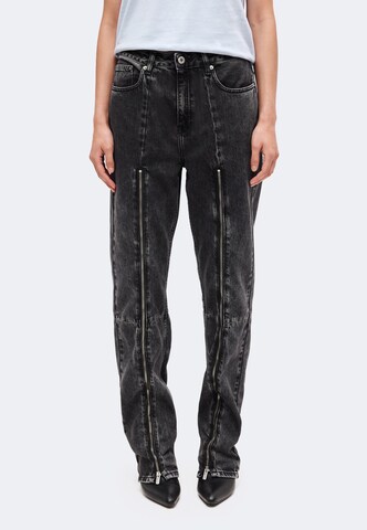 KARL LAGERFELD JEANS Regular Jeans in Schwarz: Vorderseite