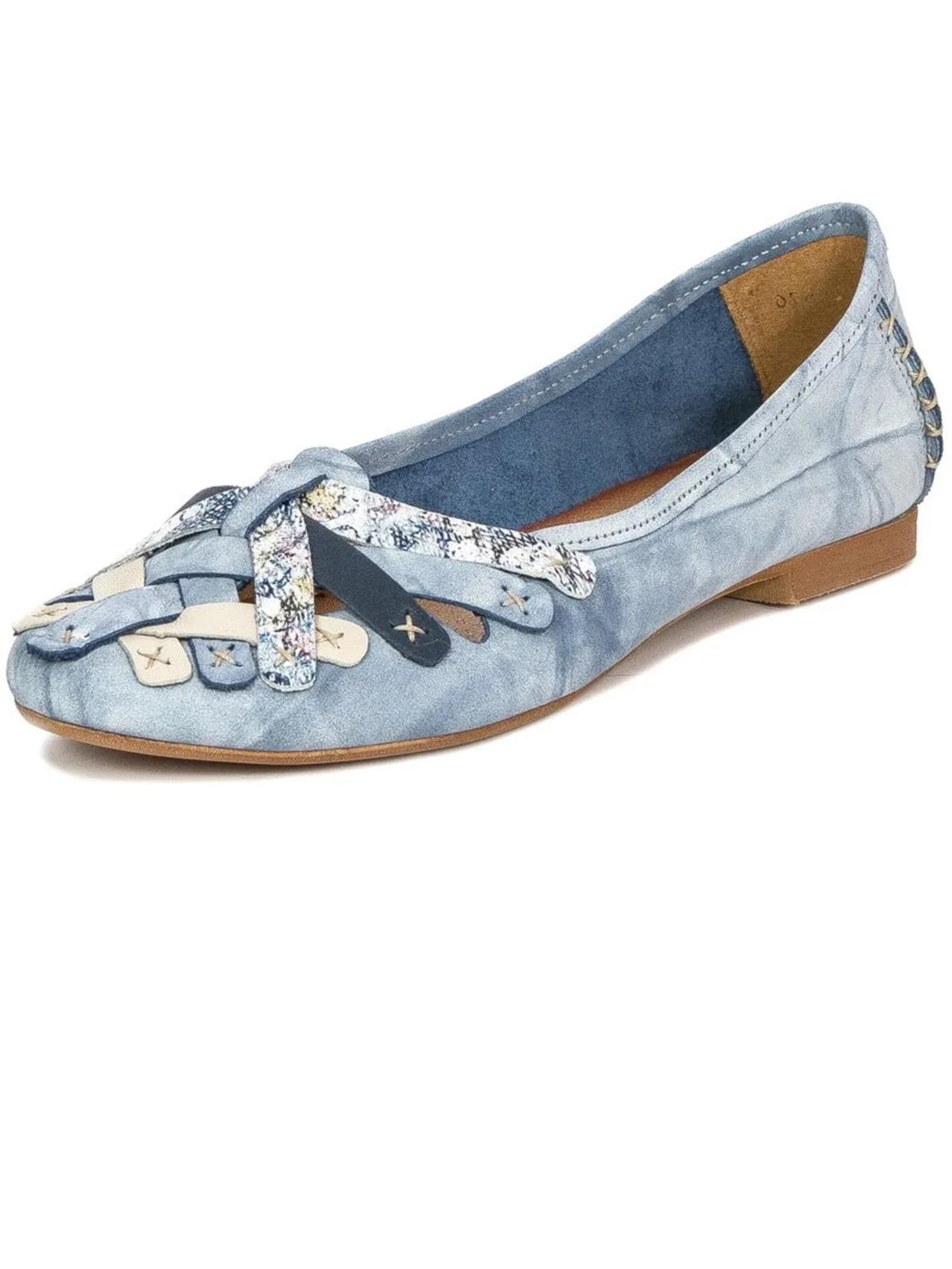 Maciejka Ballet Flats in Blue: front
