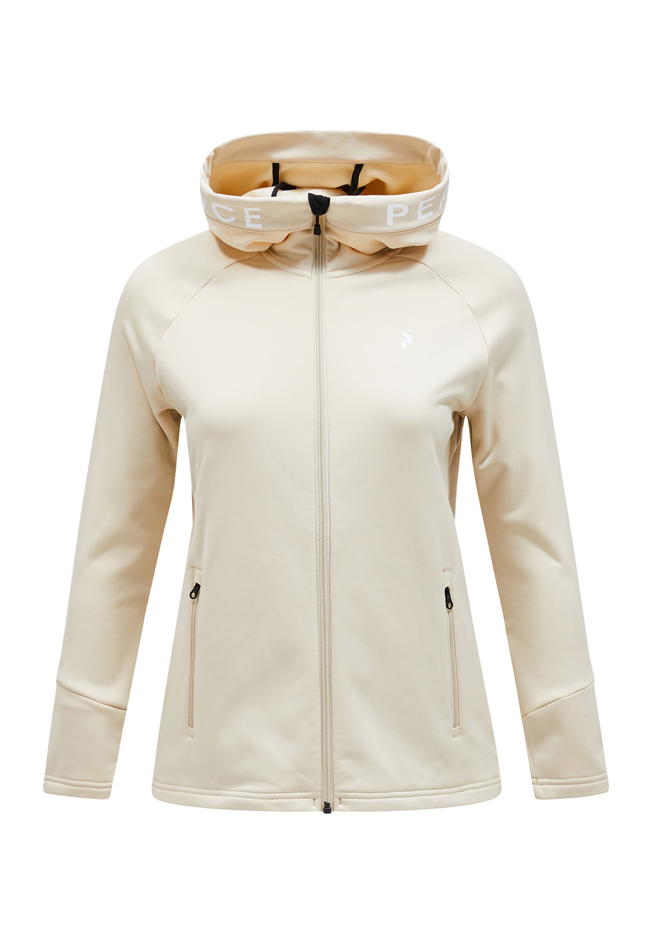 PEAK PERFORMANCE Funktionsfleecejacke 'Rider' in Beige: Vorderseite