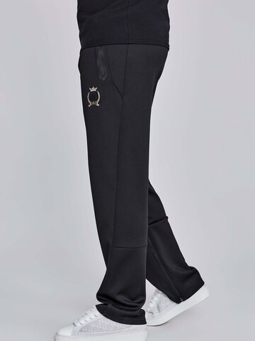 SikSilk Regular Workout Pants in Black