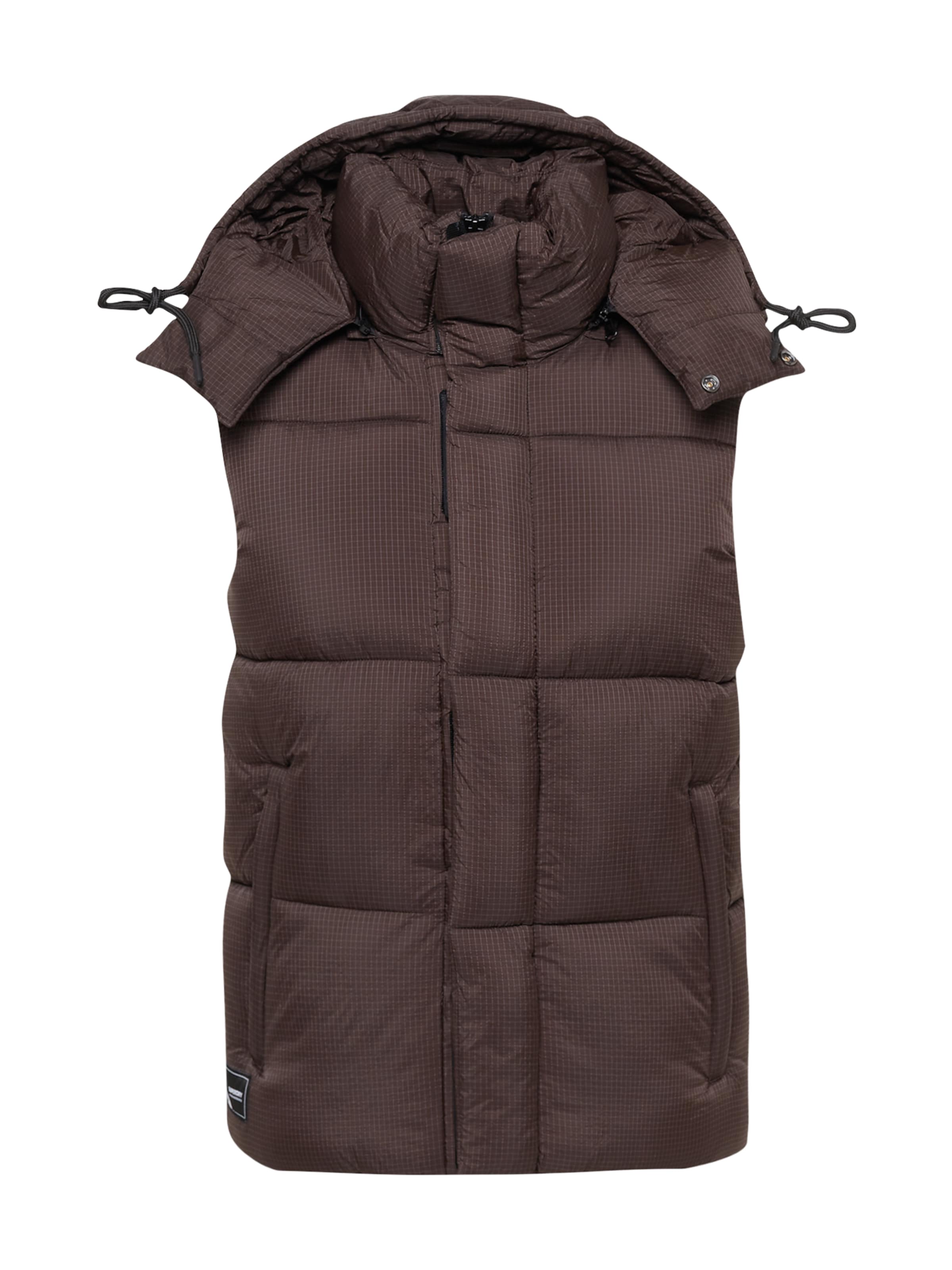 Superdry Bodywarmer in Bruin: voorkant