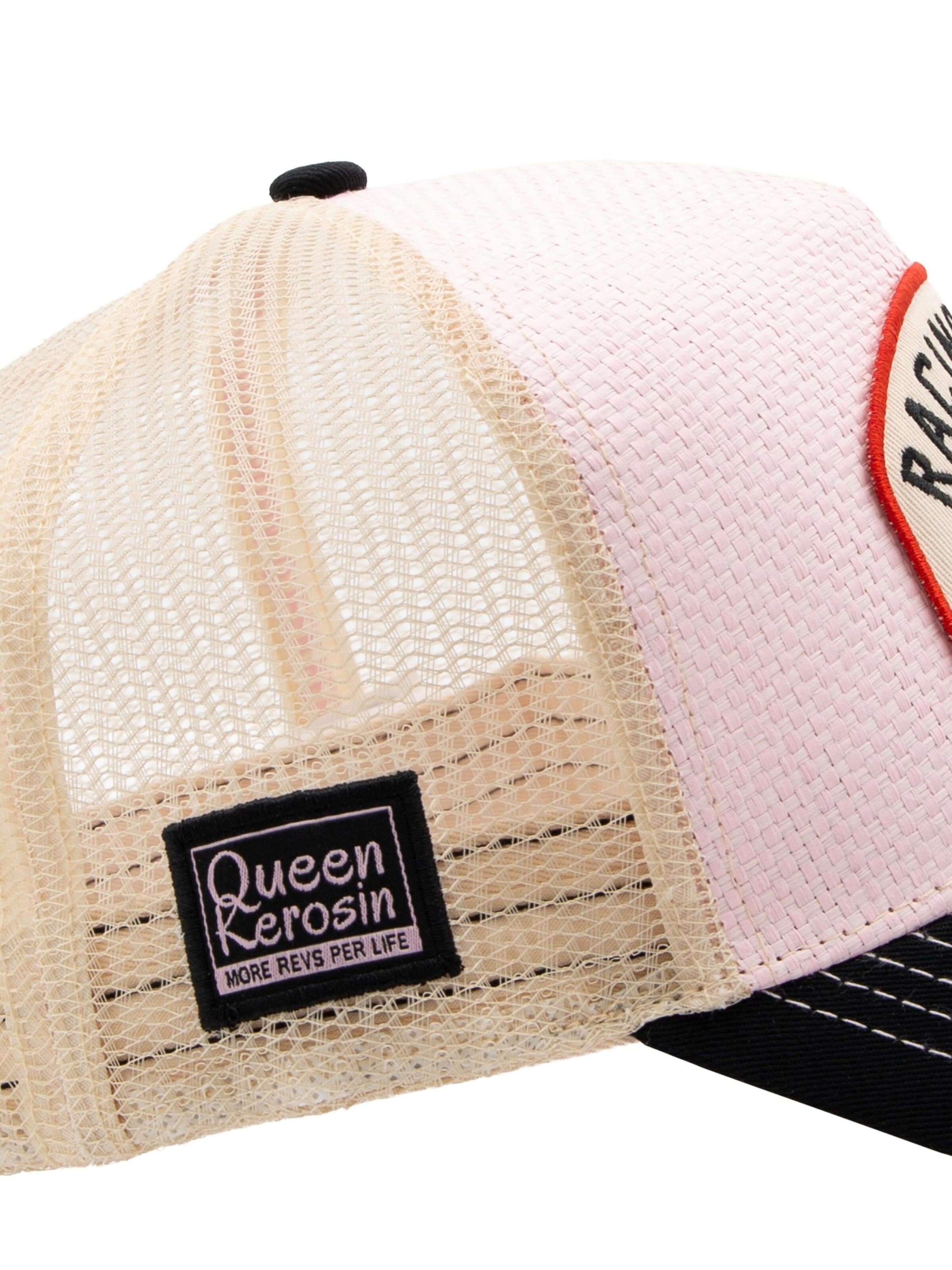 Queen Kerosin Cap 'Racing Queen' in Pink