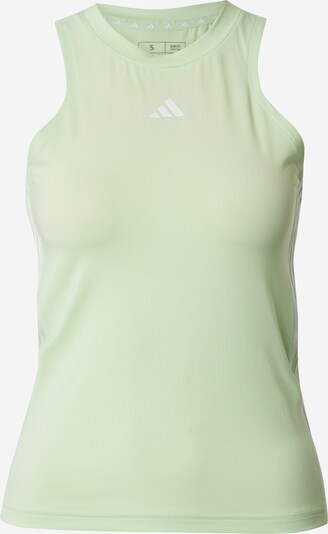 ADIDAS PERFORMANCE Haut de sport 'Essentials' en vert pastel / blanc, Vue avec produit
