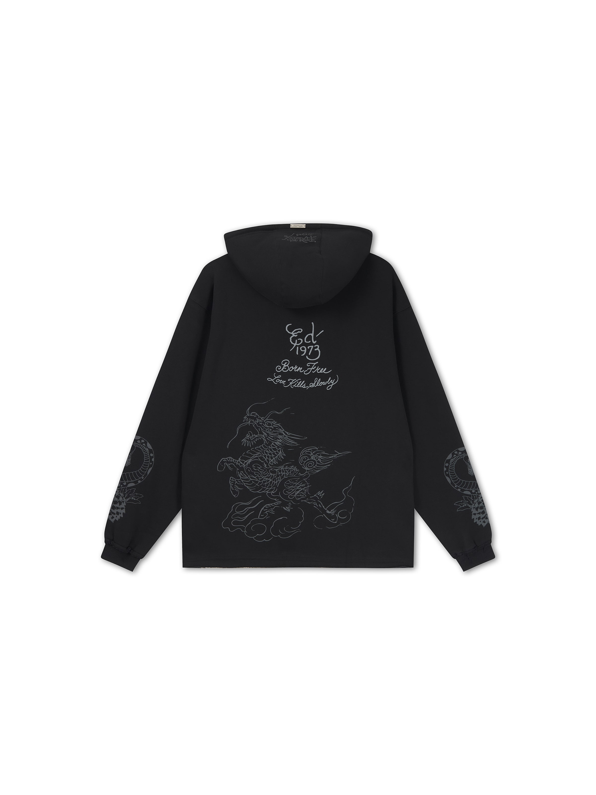 Ed Hardy - Sudadera en negro