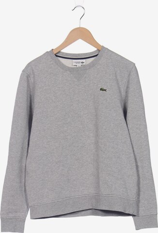 Lacoste Sport Sweatshirt & Zip-Up Hoodie in M in Grey: front