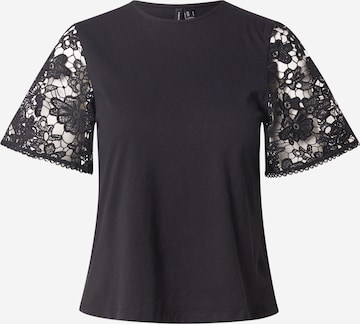 T-shirt 'VMPanna' VERO MODA en noir : devant
