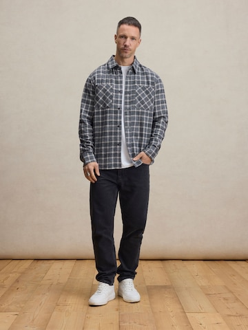 DAN FOX APPAREL Regular fit Skjorta 'Daniel' i grå