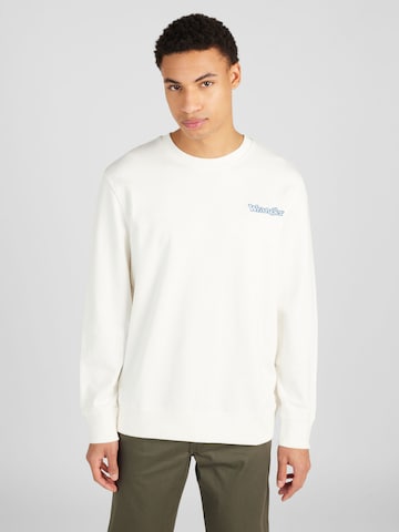 WRANGLER Sweatshirt in Wit: voorkant