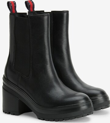 Tommy Jeans Chelsea Boots in Schwarz