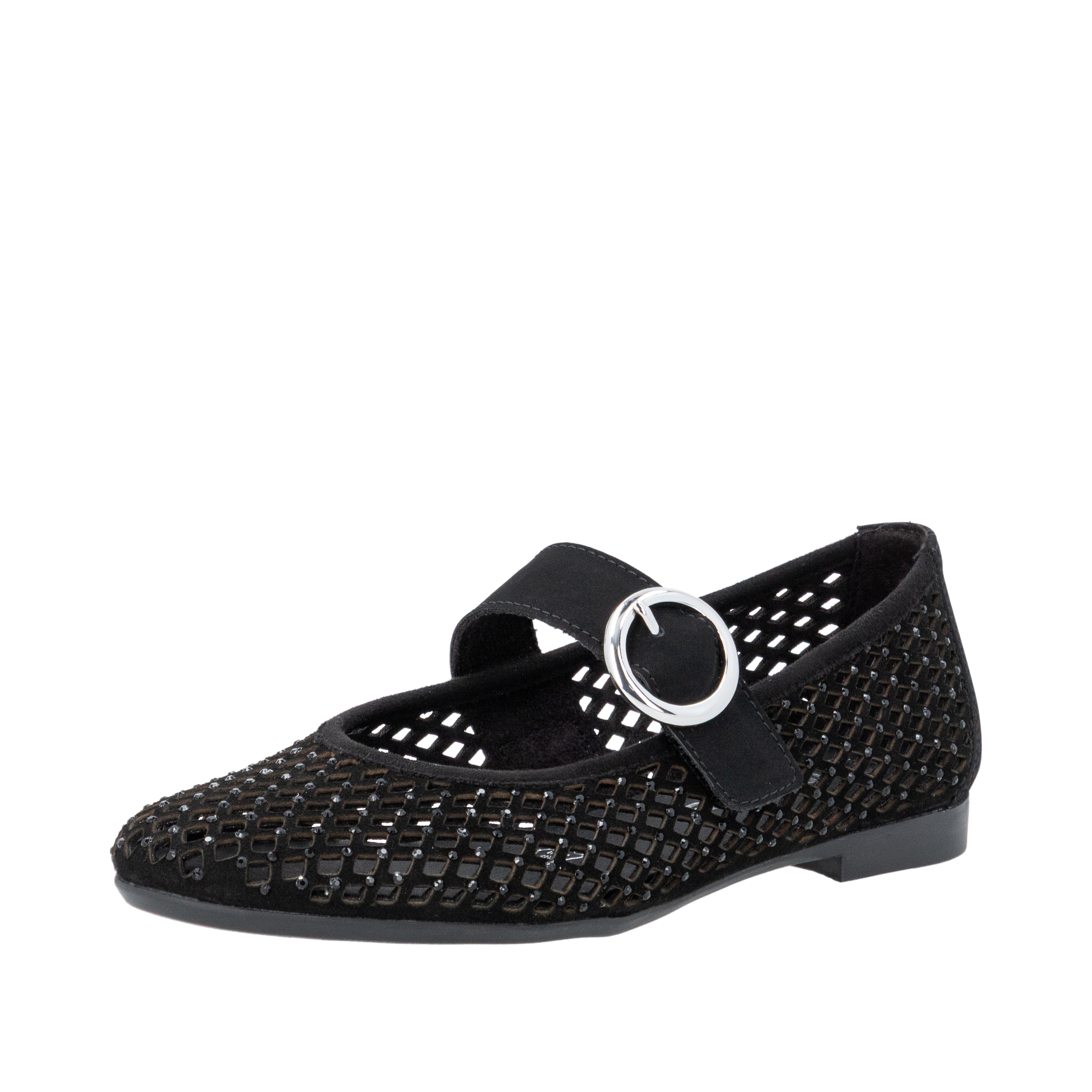 REMONTE Ballerines à lanières en noir, Vue avec produit