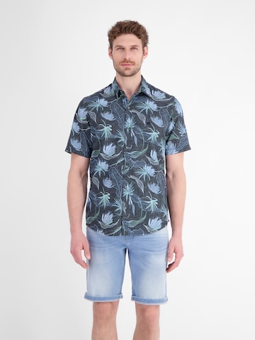 LERROS Regular fit Zakelijk overhemd in Blauw: voorkant