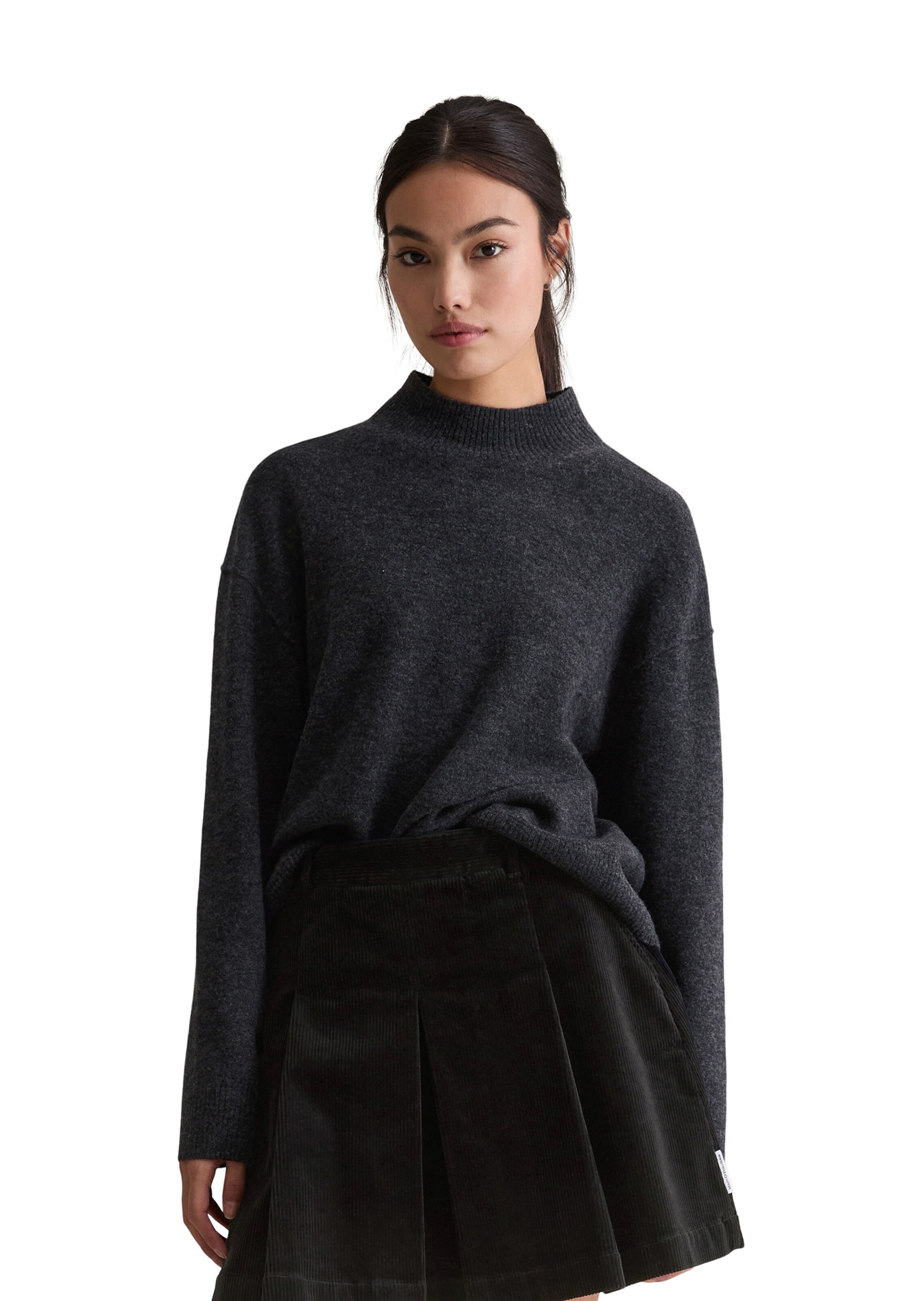 Marc O'Polo DENIM Свитер в Серый: спереди