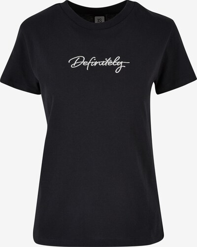 DEF T-shirt 'Definitely' en noir / blanc, Vue avec produit