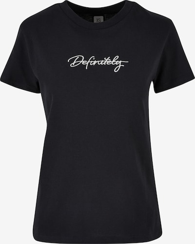 DEF Μπλουζάκι 'Definitely' σε μαύρο / λευκό, Άποψη προϊόντος