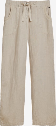 Pantalon Superdry en beige : devant