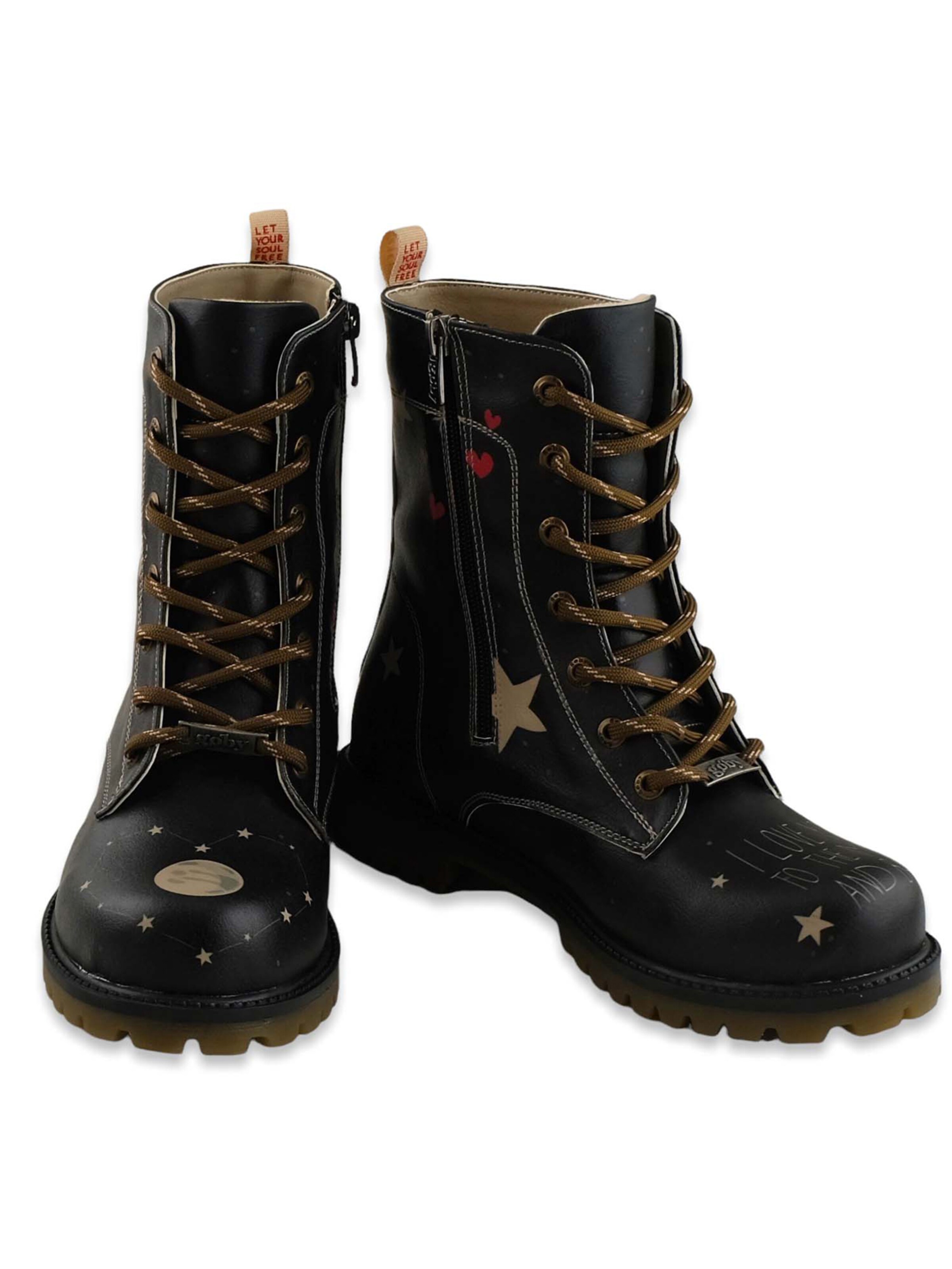 Goby - Botas con cordones 'Women's shoes Goby ankle boots MAT124' en negro
