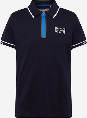 CAMP DAVID - Camiseta en azul: frente