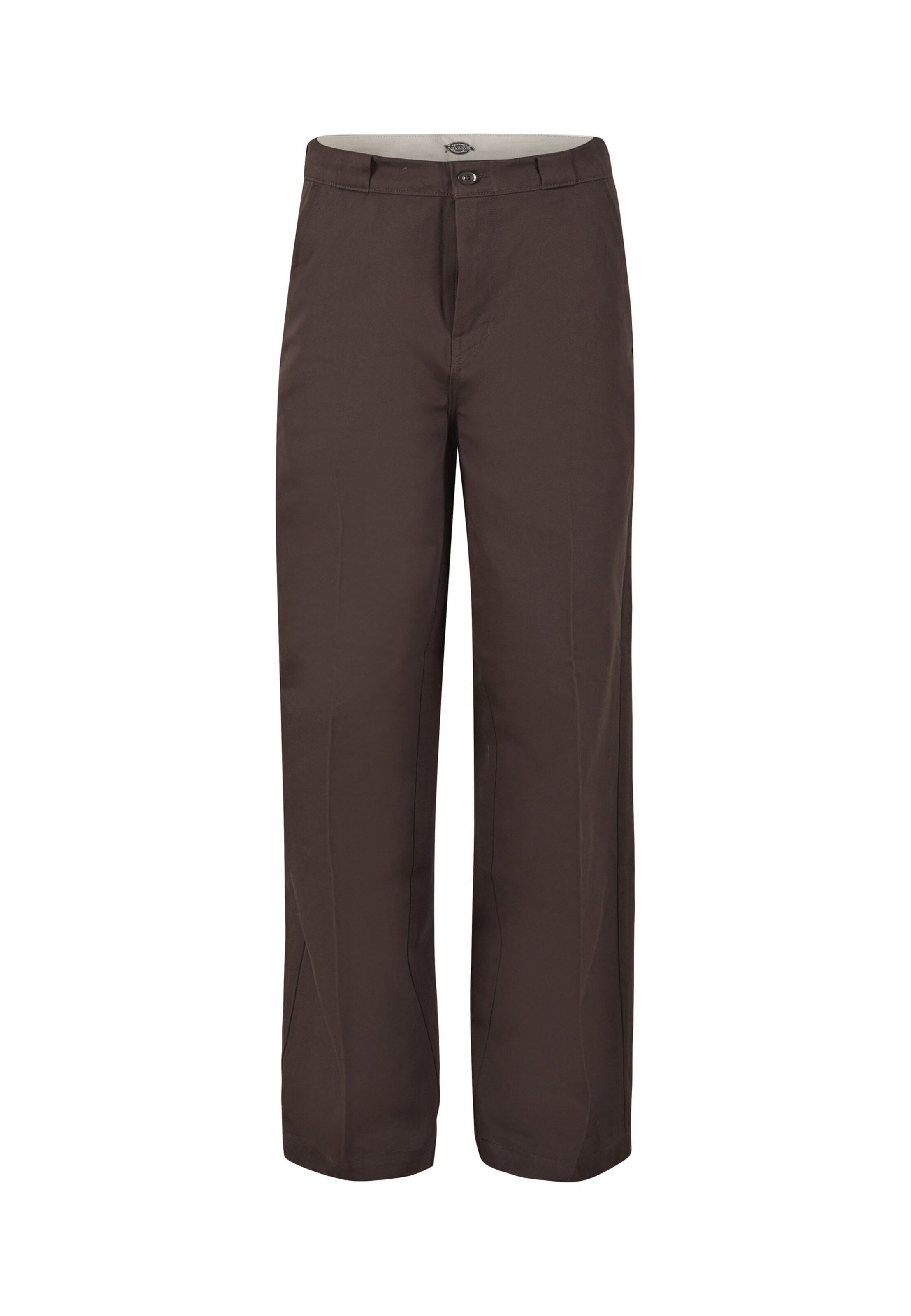 Effilé Pantalon DICKIES en marron : devant