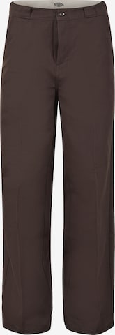 DICKIES Tapered Broek in Bruin: voorkant