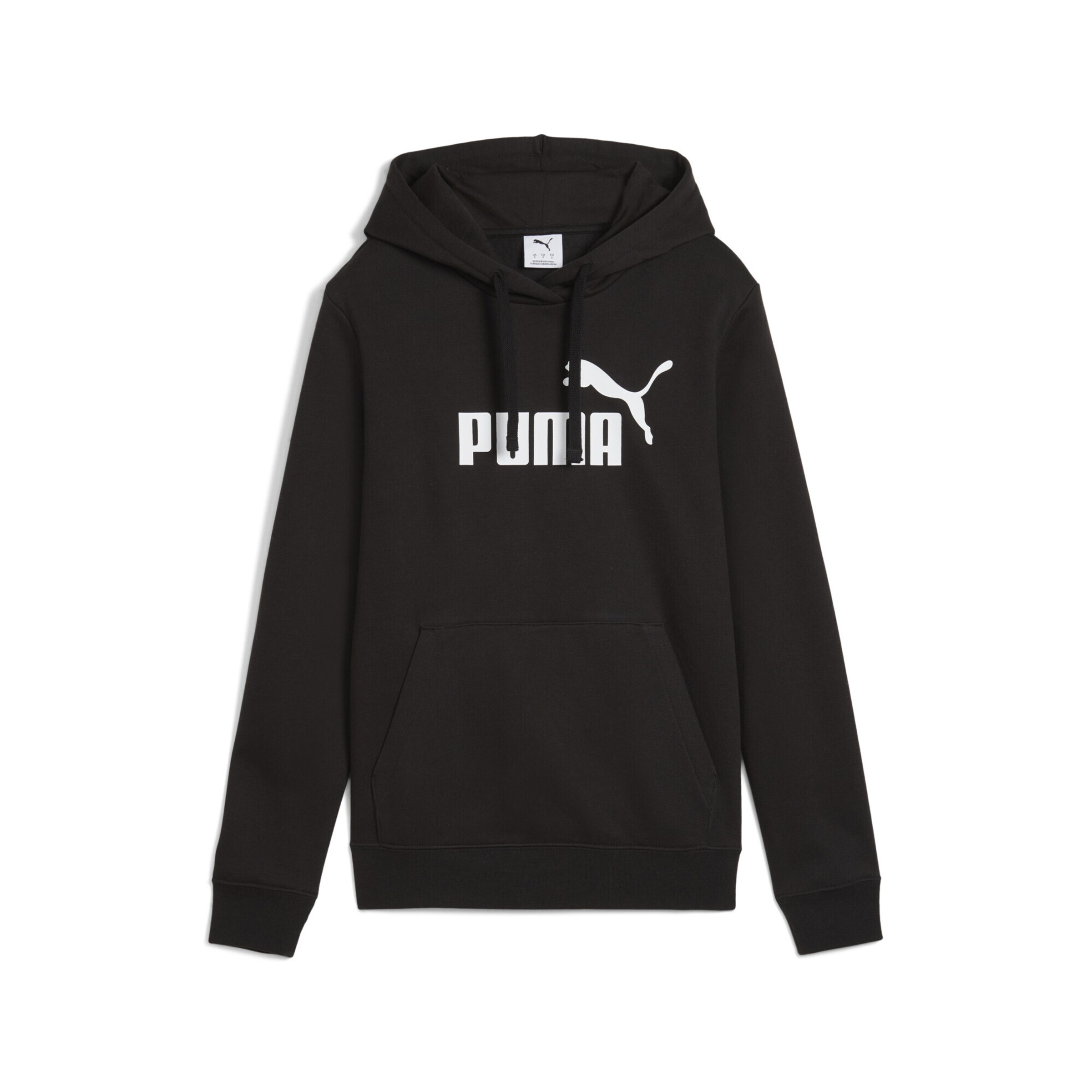 PUMA Sweatshirt 'Essentials No. 1' in Zwart: voorkant