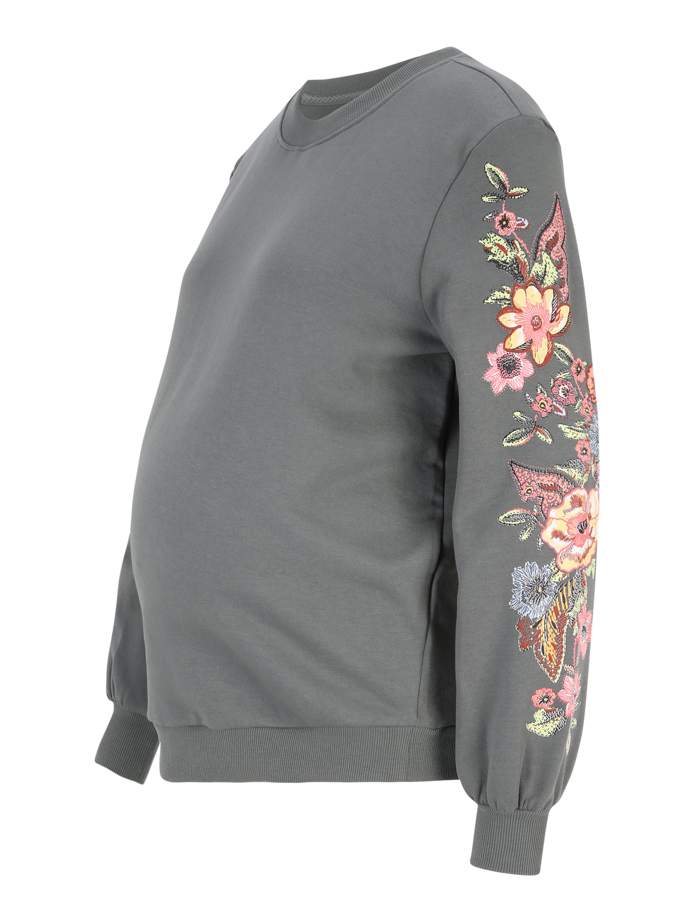 Only Maternity Свитшот 'OLMConny' в Зеленый: спереди