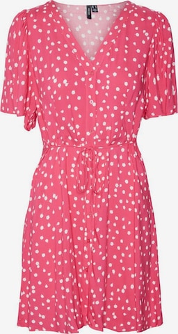 Robe-chemise 'ALBA' VERO MODA en rose : devant