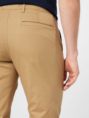 Abercrombie & Fitch Slimfit Chinobyxa i beige