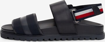 TOMMY HILFIGER Sandals 'Elevated' in Black: front