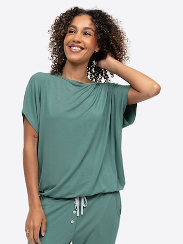 Cyberjammies Pajama shirt 'Kallie' in Green: front