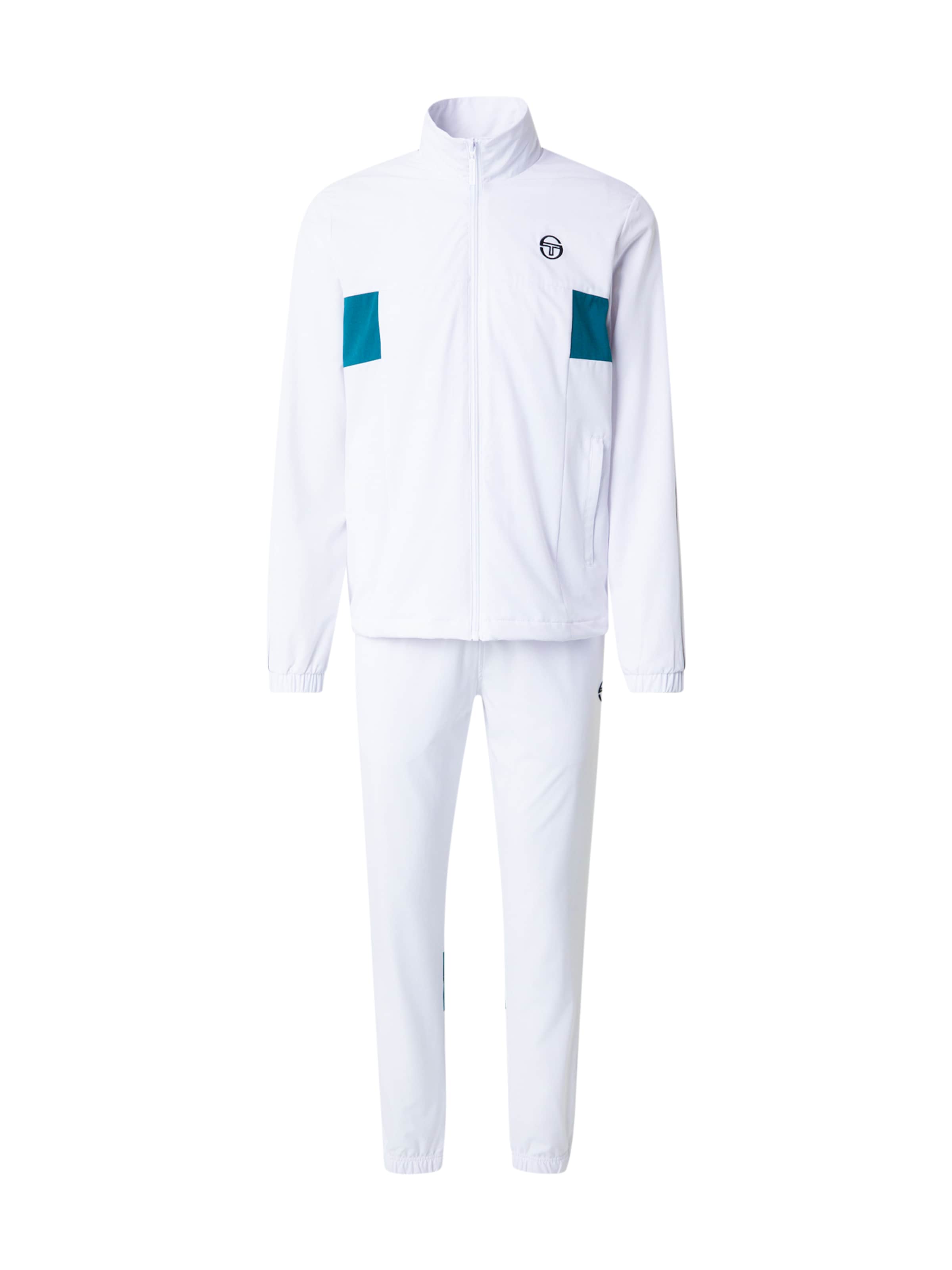 Sergio Tacchini Облекло за трениране в бяло: отпред