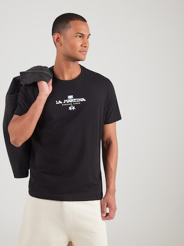 La Martina Tričko – černá: přední strana