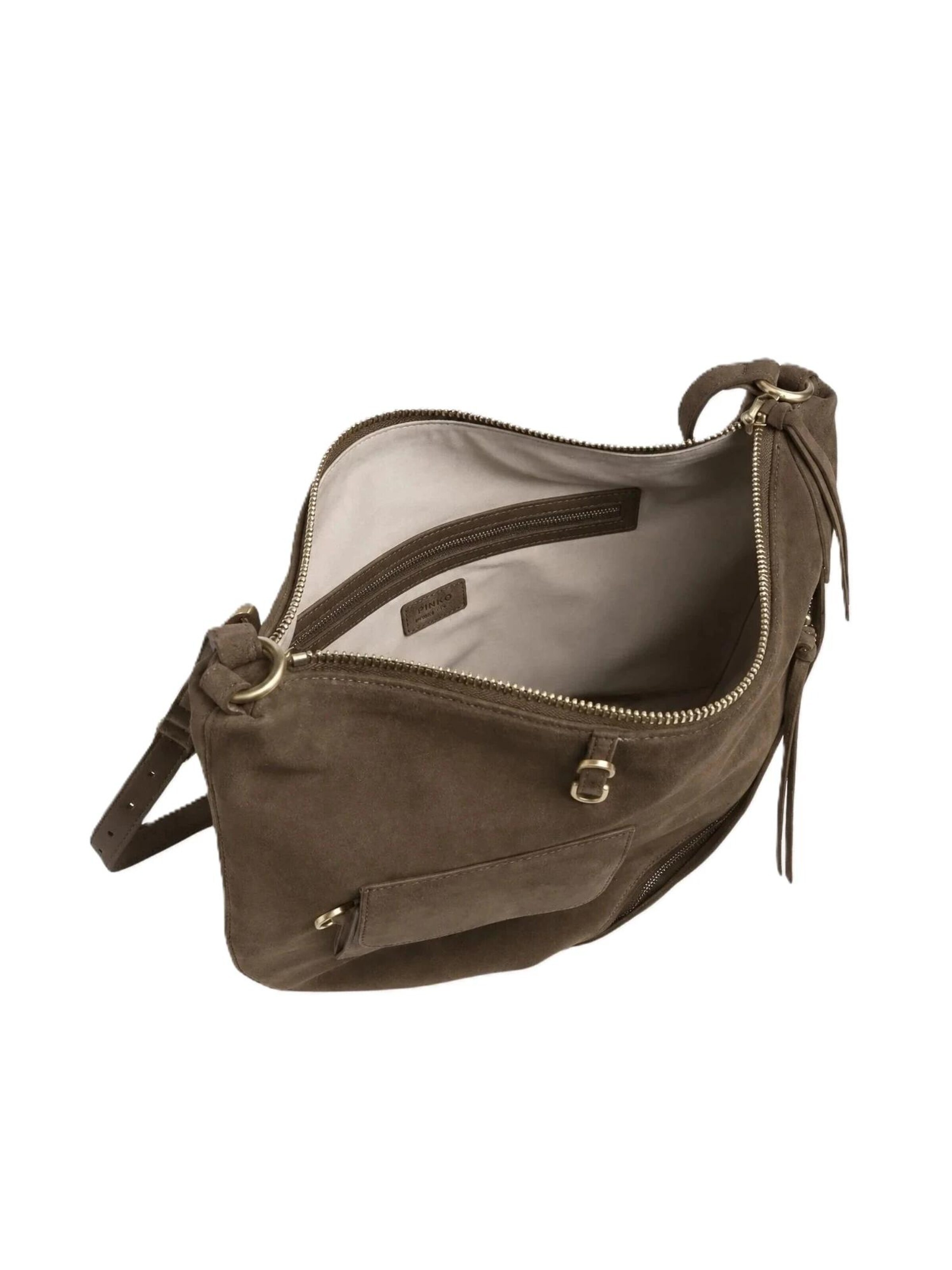 Borsa a tracolla '107067 A0F6' di PINKO in grigio