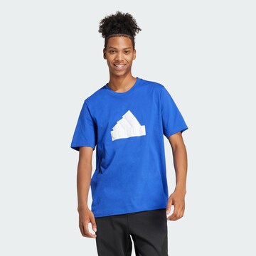 ADIDAS SPORTSWEAR Performance Shirt 'Future Icons' in Blue: front